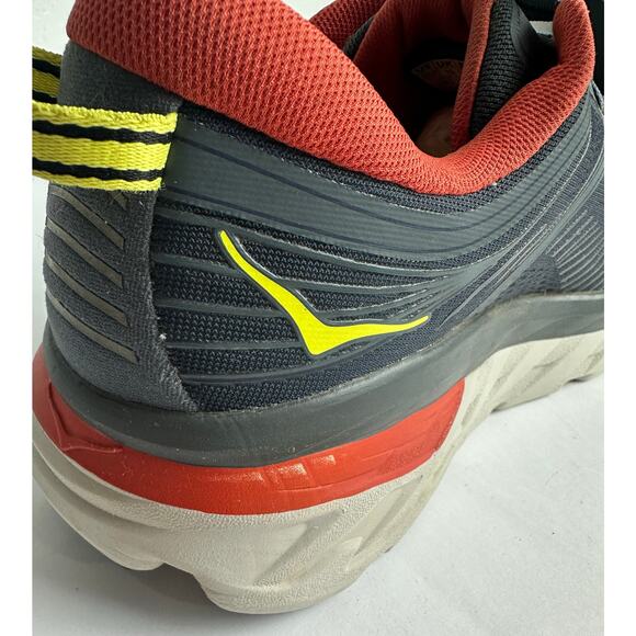 Hoka One One M Bondi 7 Men's Size 10.5 Running Shoes Gray Turbulence Chill - Picture 5 of 11